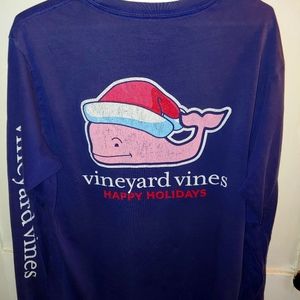 Long Sleeve Vineyard Vines holiday shirt. Size small.